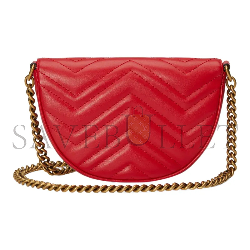 G*u*i gg marmont quilted chain mini bag 746431 (20*14.5*4cm)